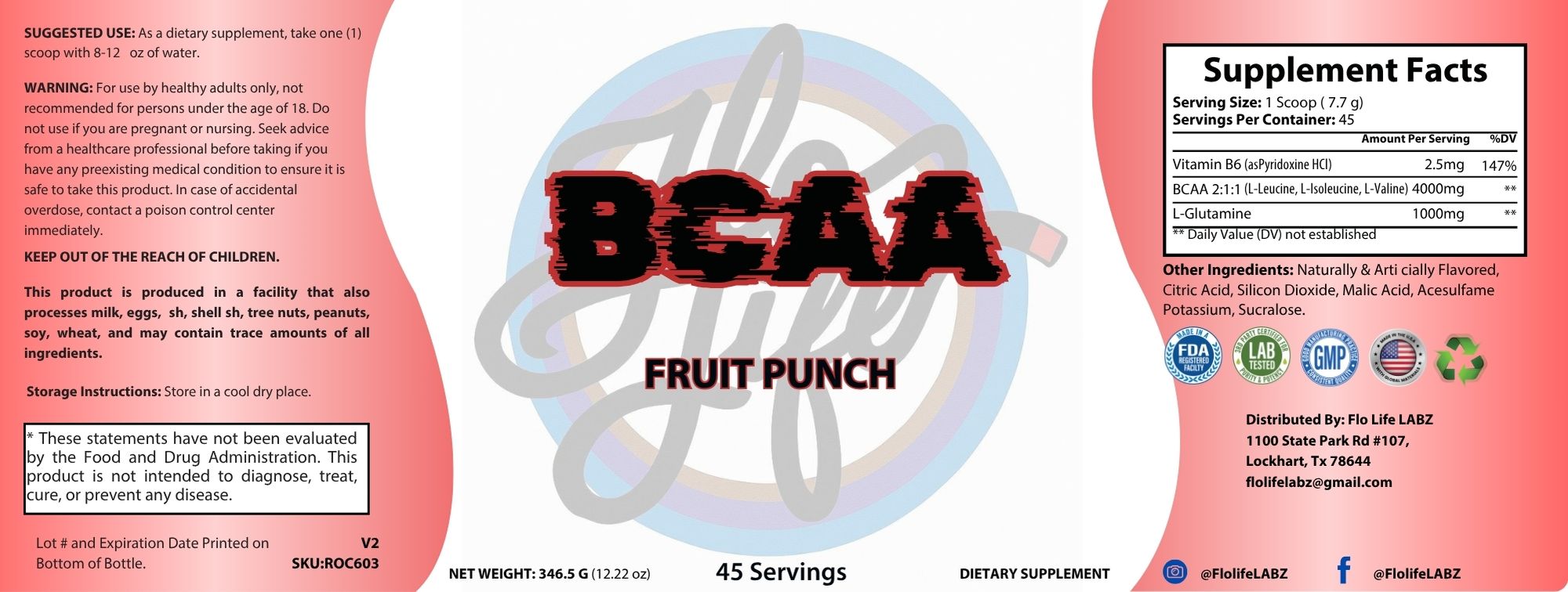 BCAA - Fruit Punch