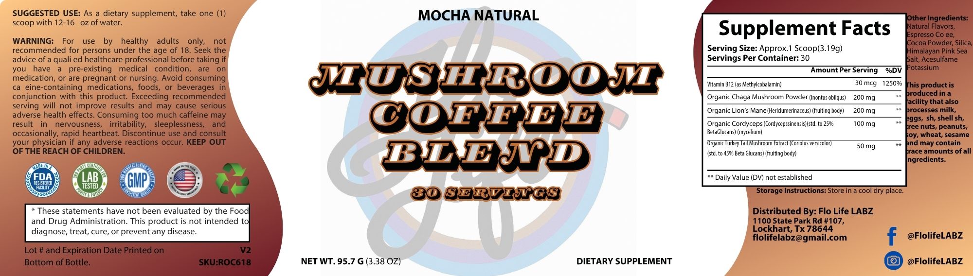 MUSHROOM COFFEE BLEND - Mocha