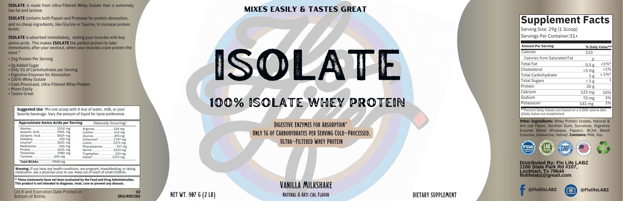 Vanilla Milkshake Protein